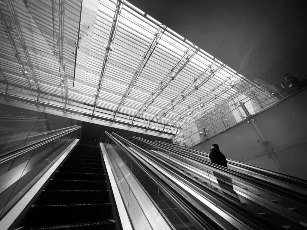 Changi Airport Terminal 2 Escalators
