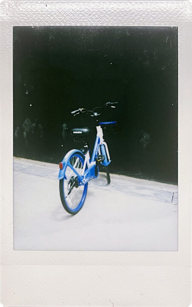 Bicycle at Temple Street in Singapore