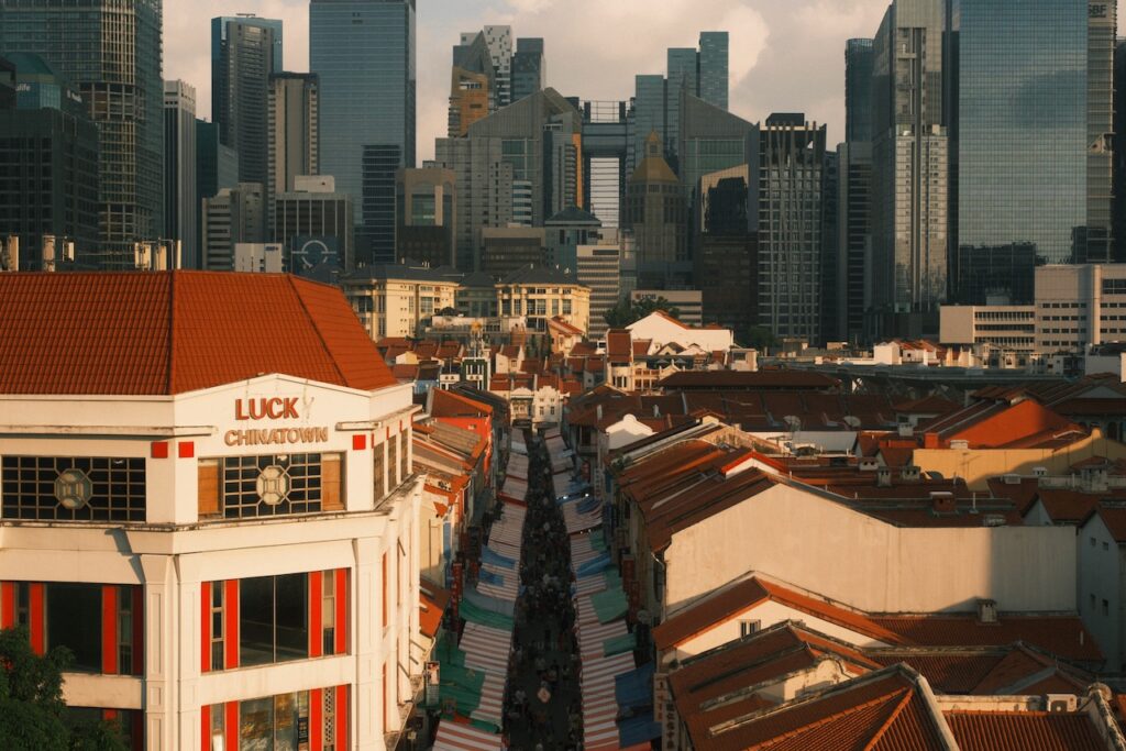 Chinatown Bazaar in Singapore