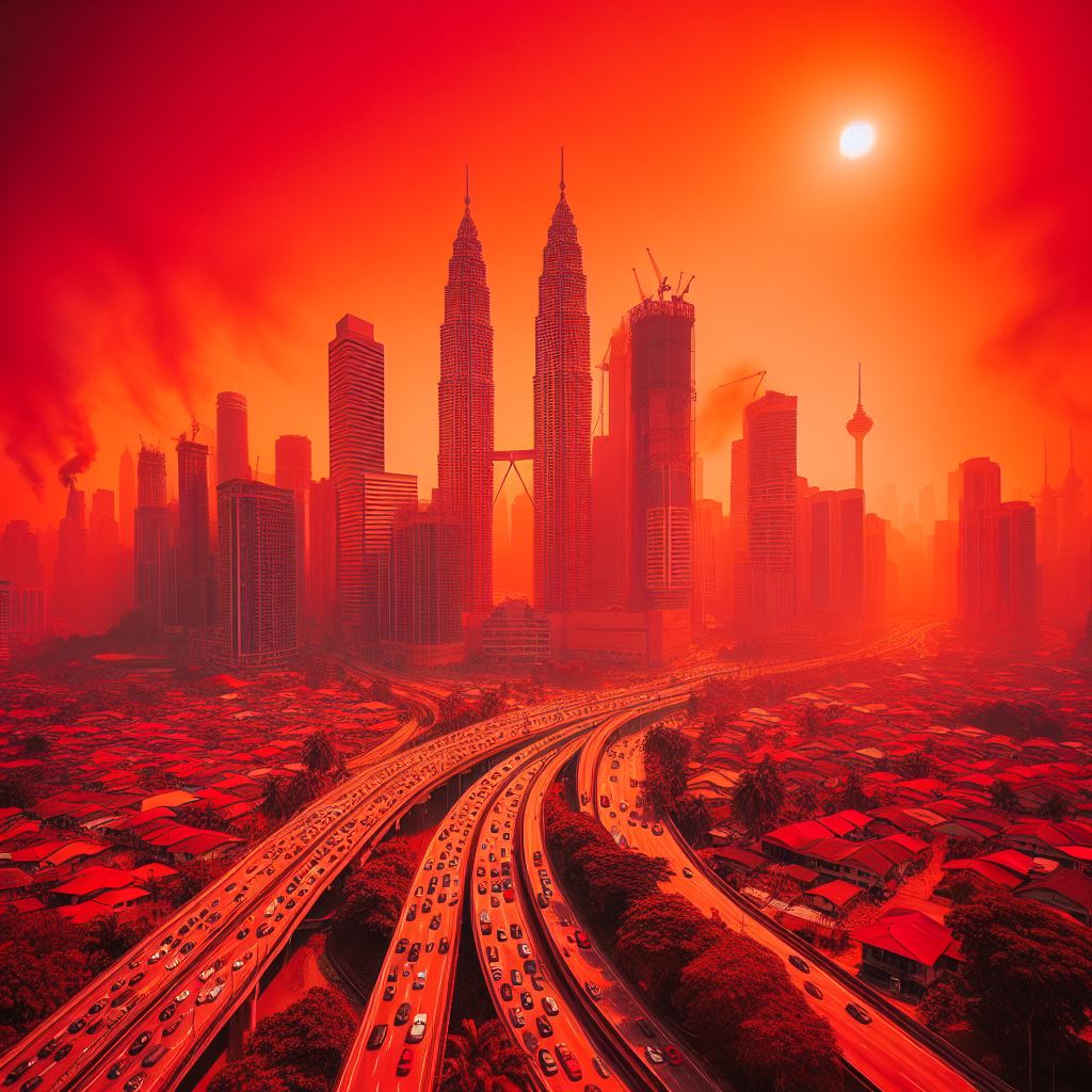 Kuala Lumpur Heatwave - AI Depiction
