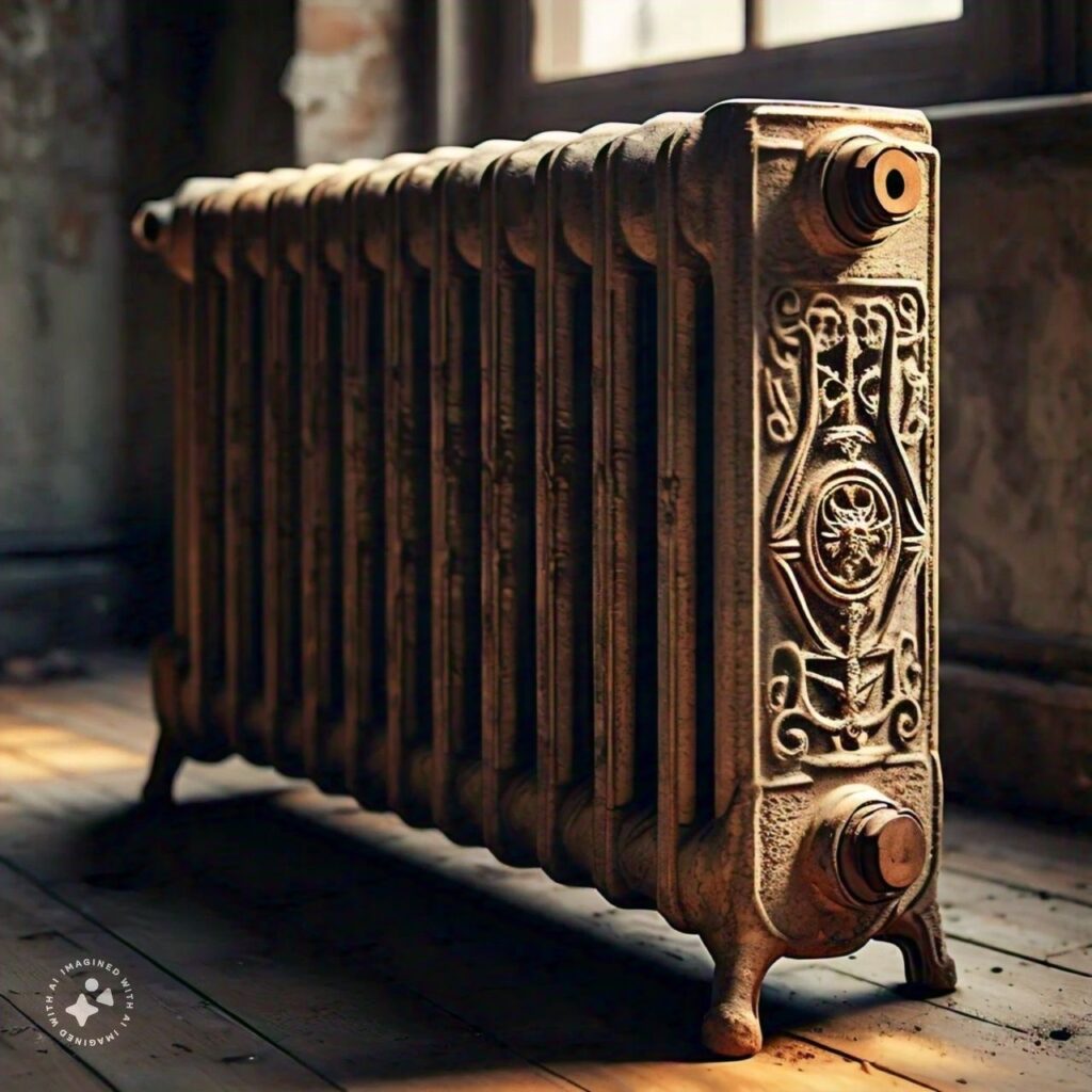 Old Dusty Radiator - Generated with Meta A.I.