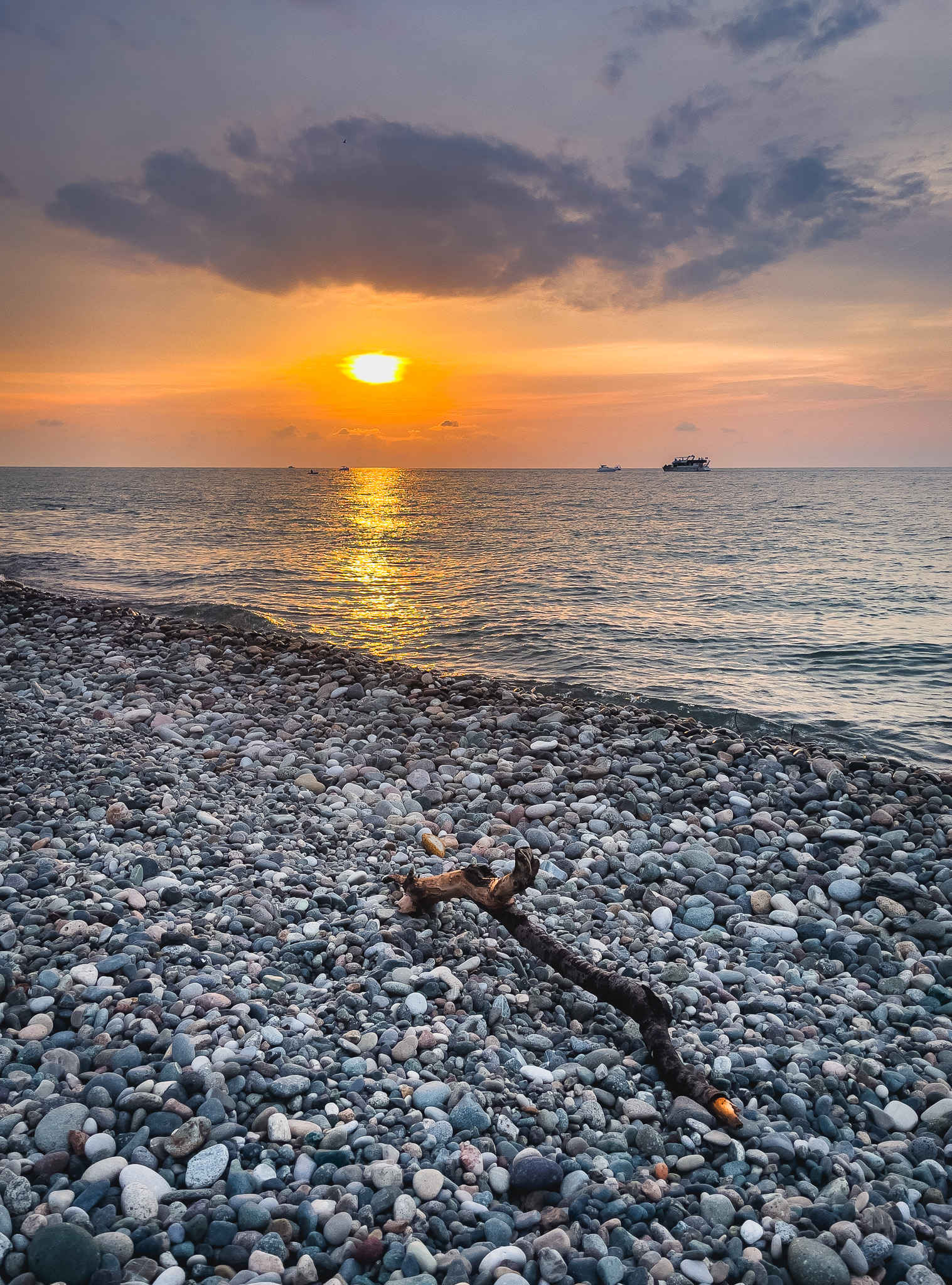 Batumi Beach Sunset